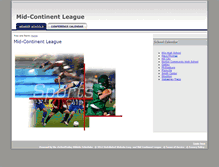 Tablet Screenshot of midcontinentleague.org